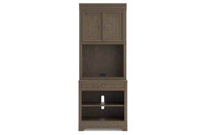 Janismore Weathered Gray Bookcase -  Ashley - Luna Furniture
