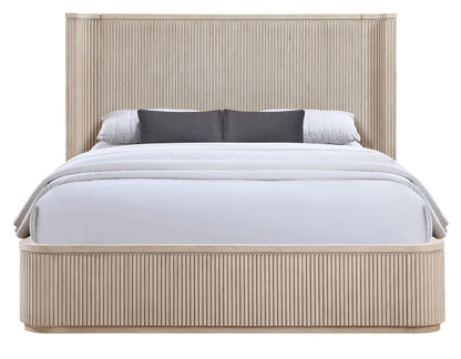 Henry Reeded Warm Tan Bedroom Set