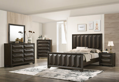 Hexham Espresso Transitional Bedroom Set
