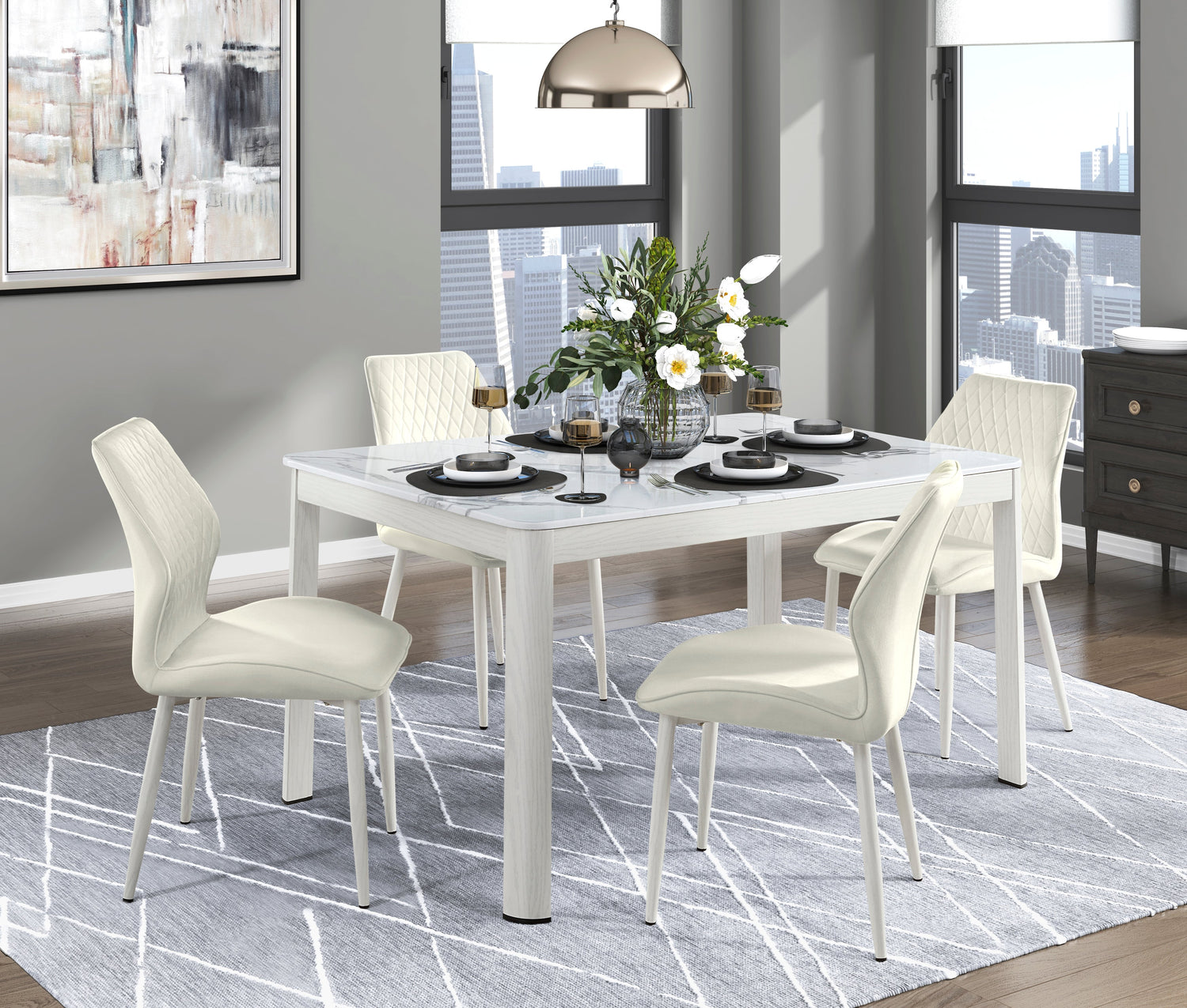 Hollis Beige Side Chair, Set of 2 from Homelegance - Luna Furniture