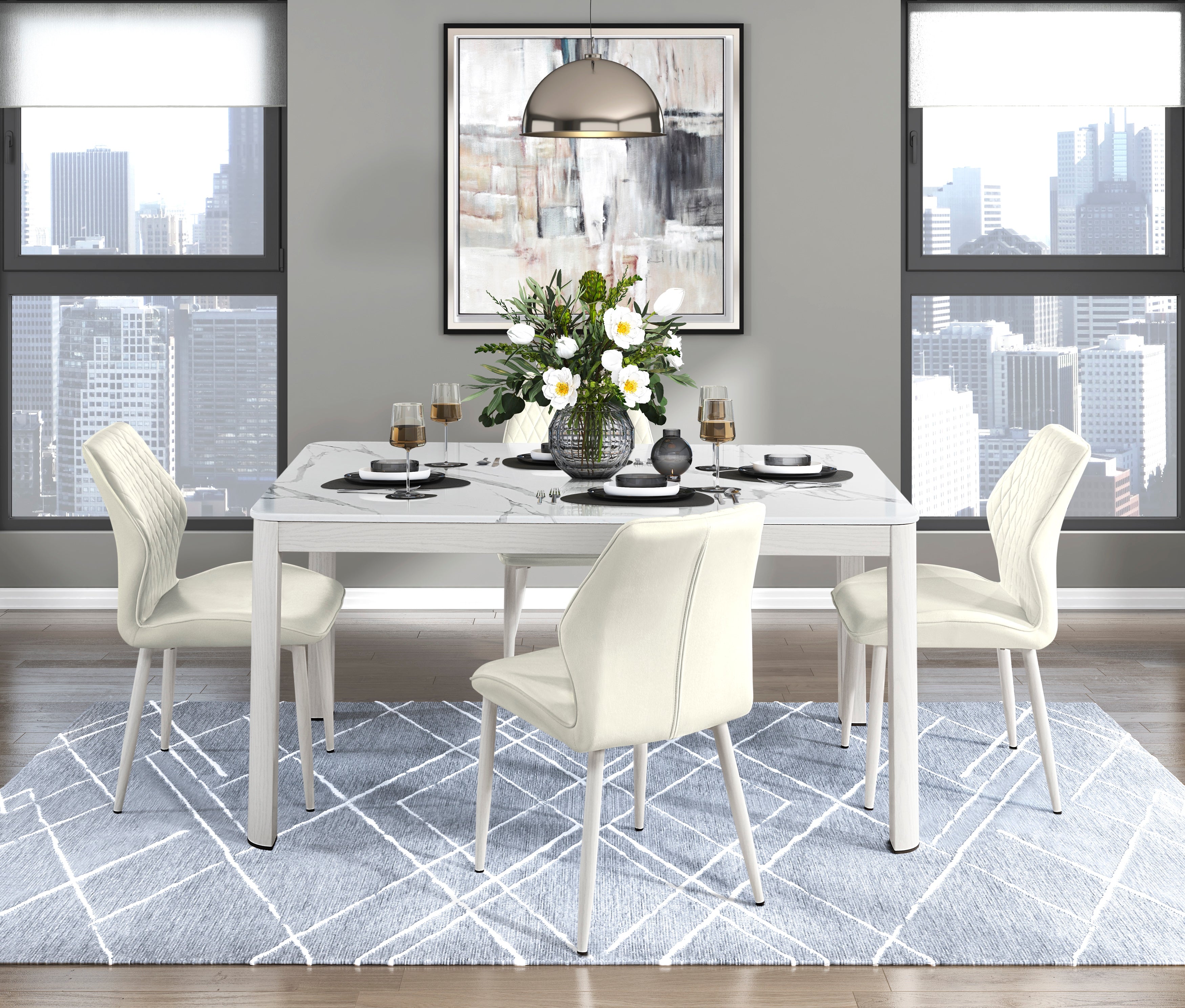 Hollis Beige Side Chair, Set of 2 from Homelegance - Luna Furniture