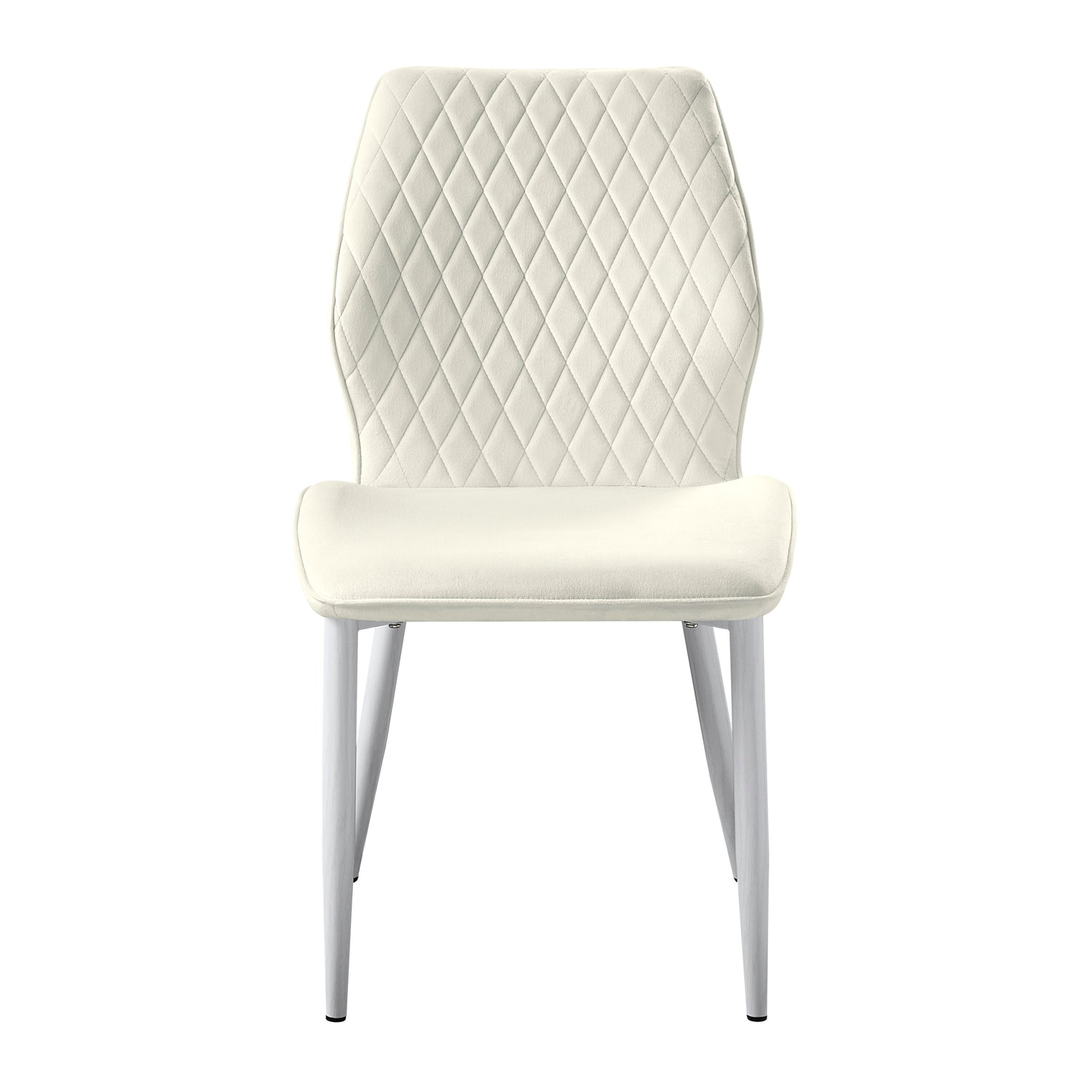Hollis White/Beige Stone Top Dining Set from Homelegance - Luna Furniture