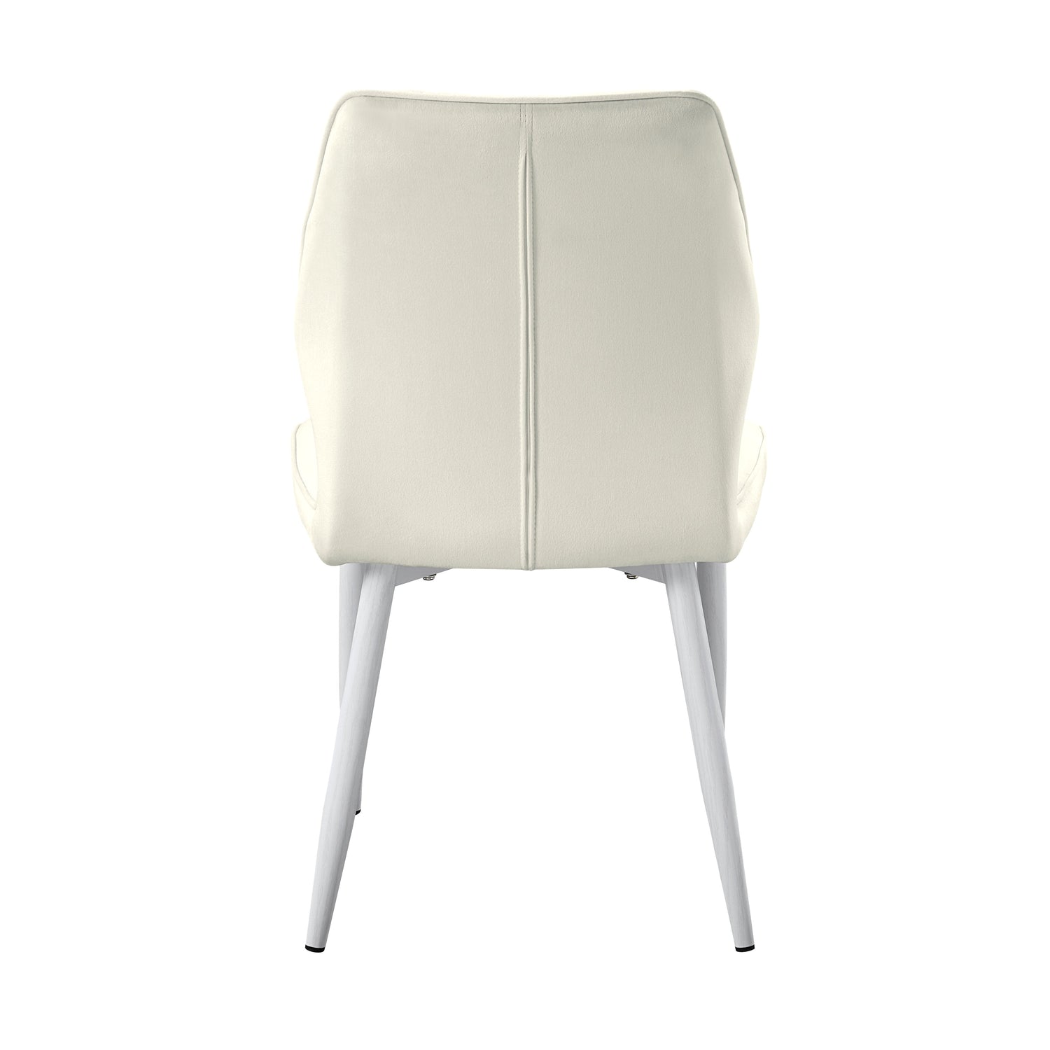 Hollis White/Beige Stone Top Dining Set from Homelegance - Luna Furniture