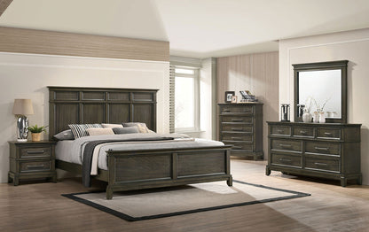 Houston Gray Traditional Bedroom Set