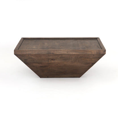 Drake Coffee Table in Aged Brown