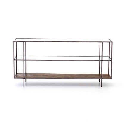 Byron Media Console in Dark Iron