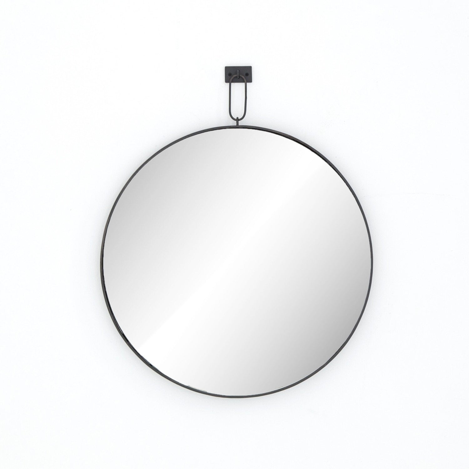 Vina Mirror in Antiqued Iron