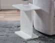 Irma Banswara White Marble Accent Table