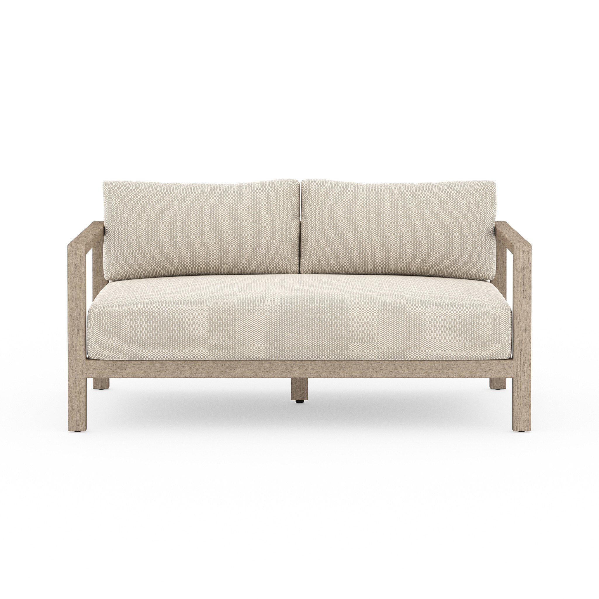 Sonoma Outdoor Sofa, Washed Brown in Faye Sand