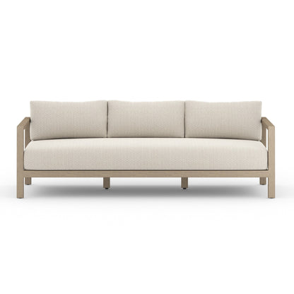 Sonoma Outdoor Sofa, Washed Brown in Faye Sand