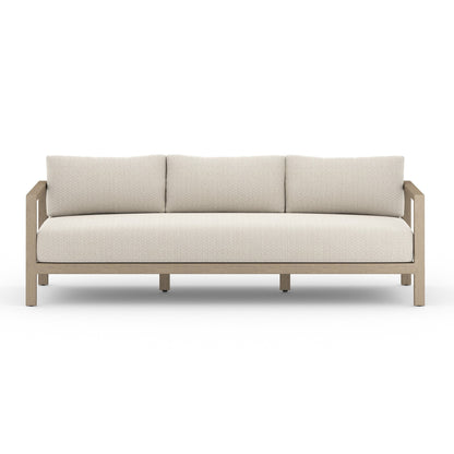 Sonoma Outdoor Sofa, Washed Brown in Faye Sand