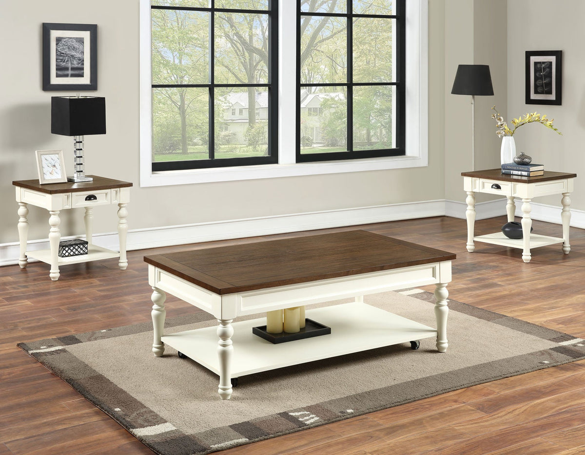 Joanna 3-Piece Occasional Set(Coffee Table &amp; 2 End Tables)