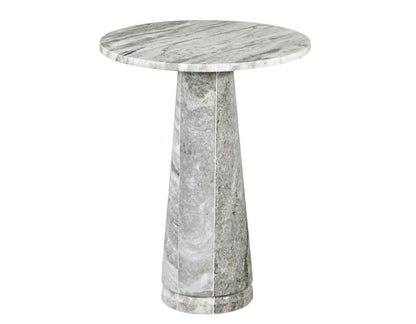 Joni 18″ Round Fantasy Brown Marble Accent End Table
