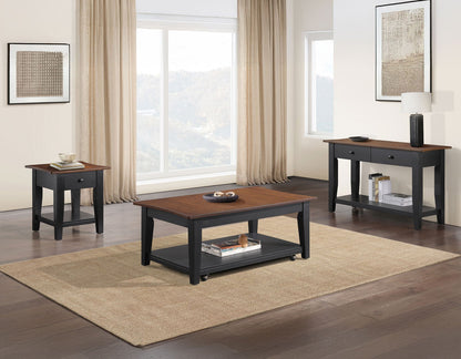 Joplin Walnut/Ebony End Table