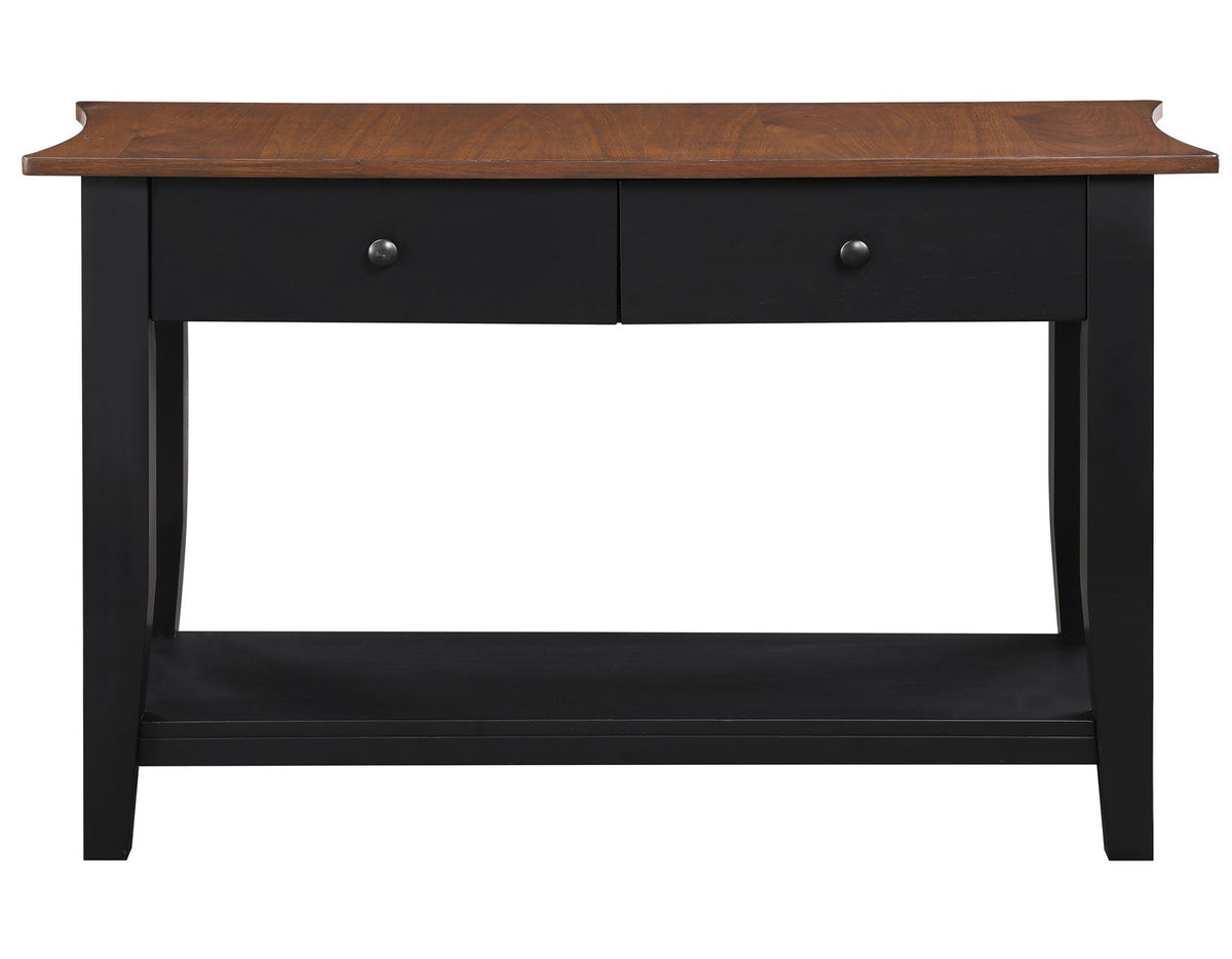 Joplin Walnut/Ebony Sofa Table