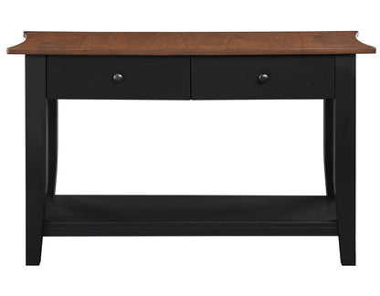 Joplin Walnut/Ebony Sofa Table