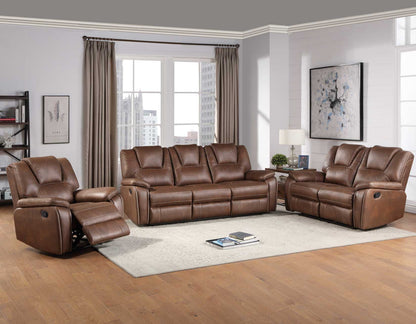 Katrine Brown Manual Reclining Sofa
