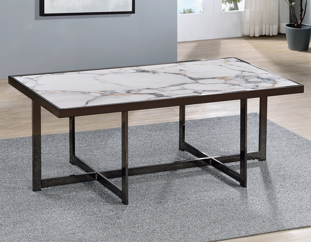 Kayley 47.5″ Sintered Stone Cocktail Table