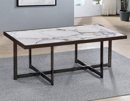 Kayley 47.5″ Sintered Stone Cocktail Table