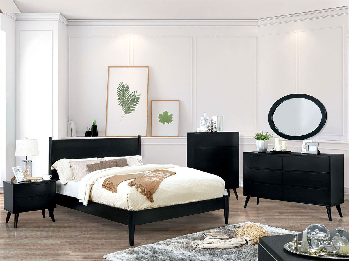 Lennart Black Modern Bedroom Set