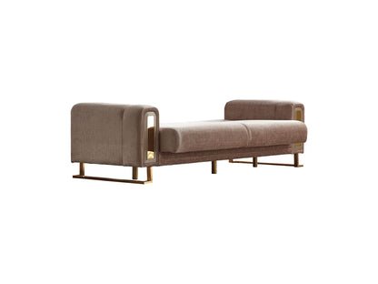 Lotus Convertible Sofa in Cream