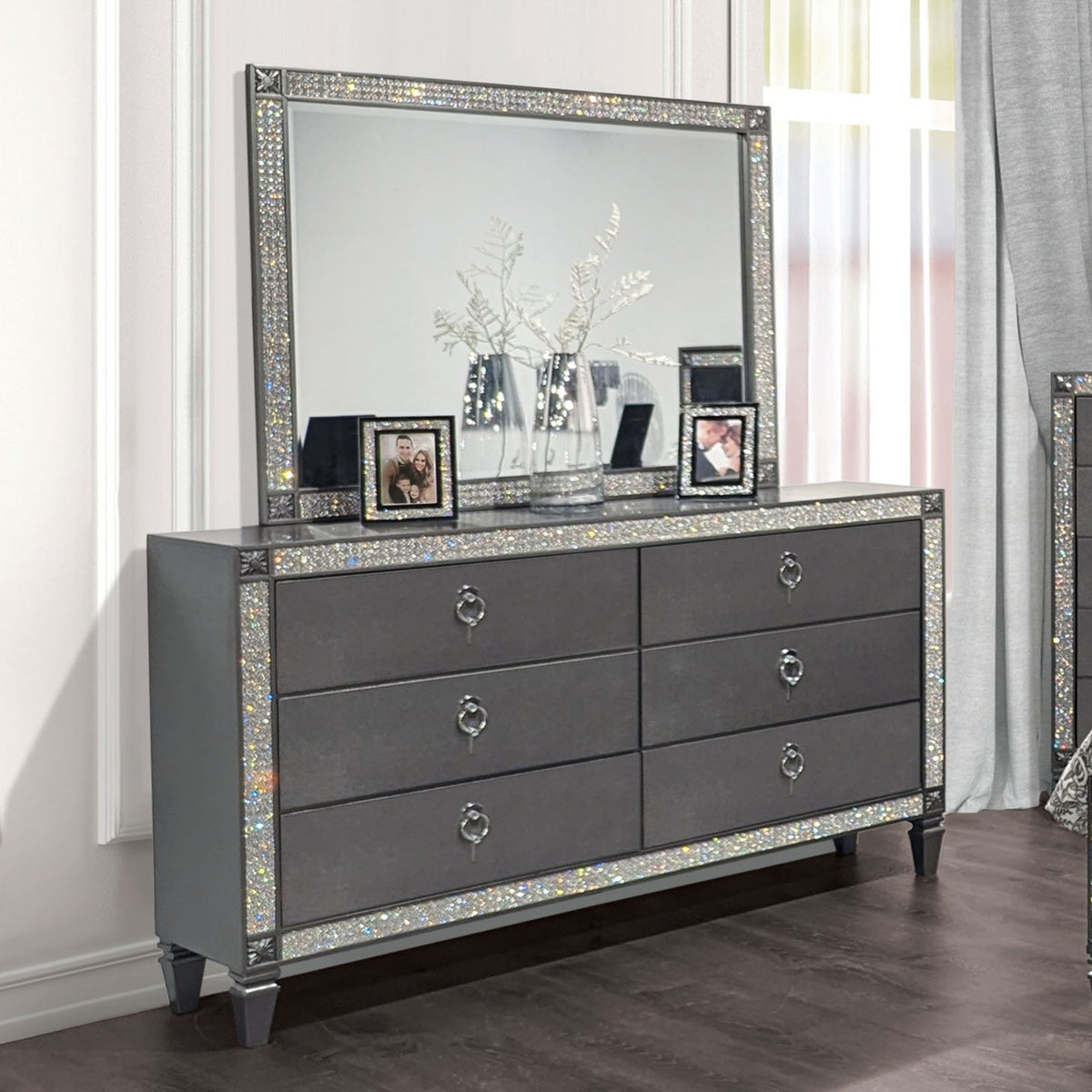 Lyanne Gray Glam Bedroom Set