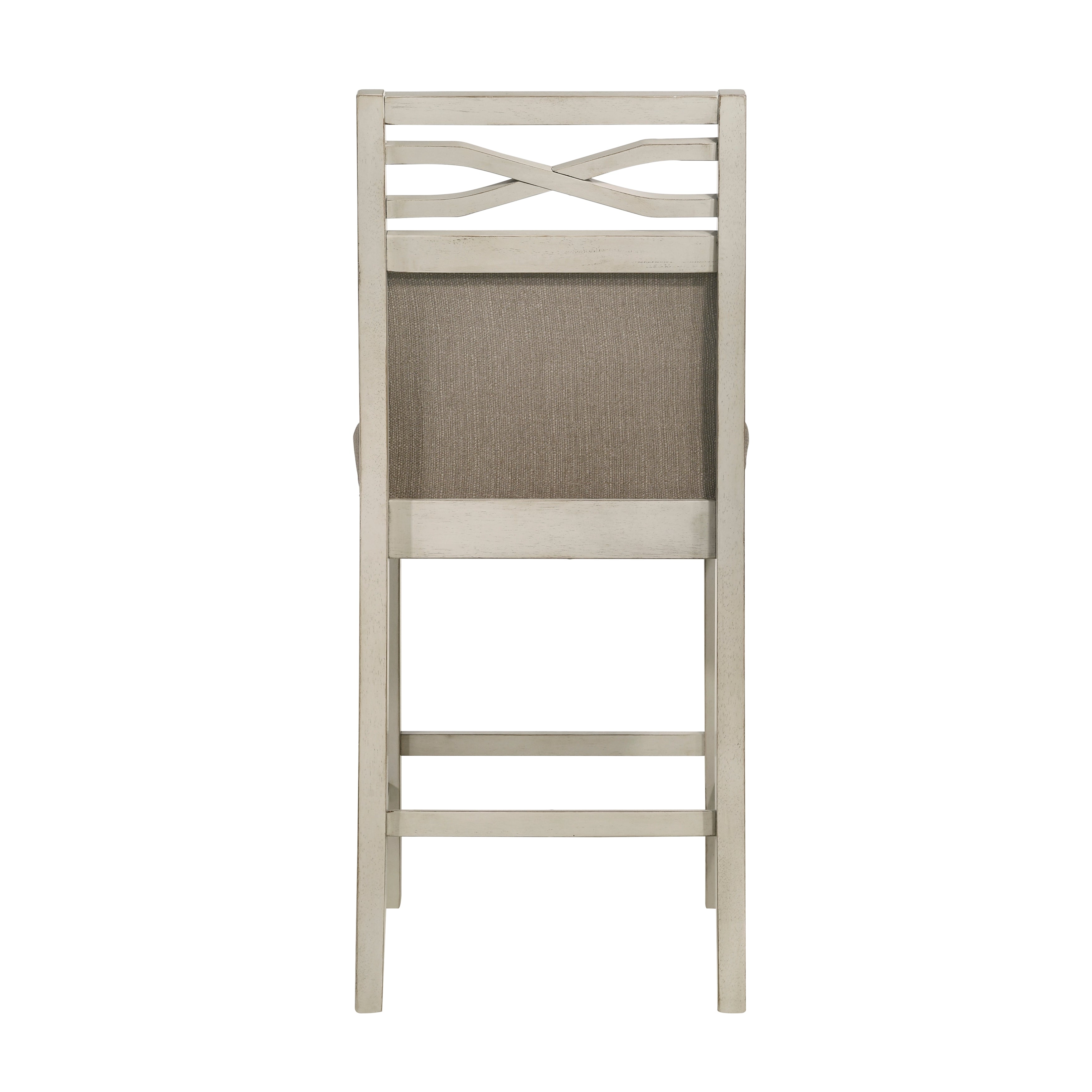 Maribelle Light Oak/Gray 7-Piece Counter Height Set from Homelegance - Luna Furniture