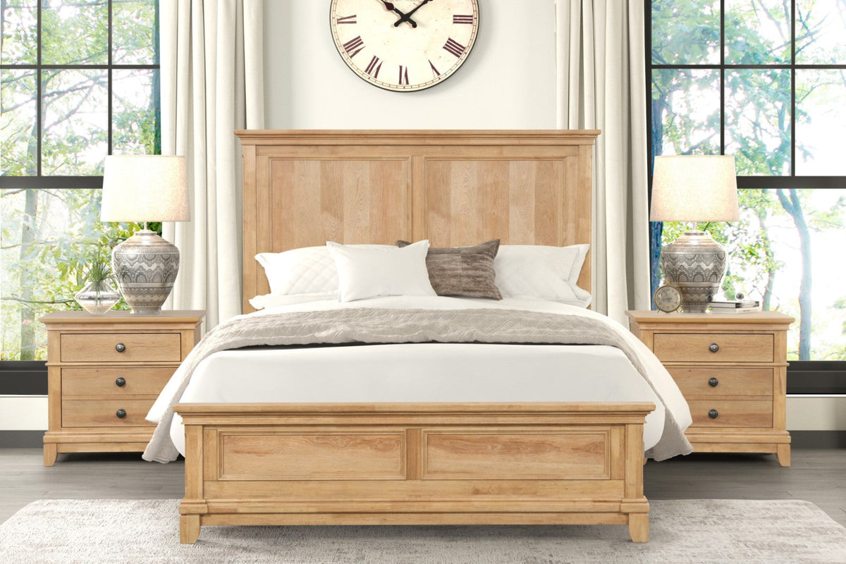 McHenry Natural Oak Farmhouse Bedroom Set