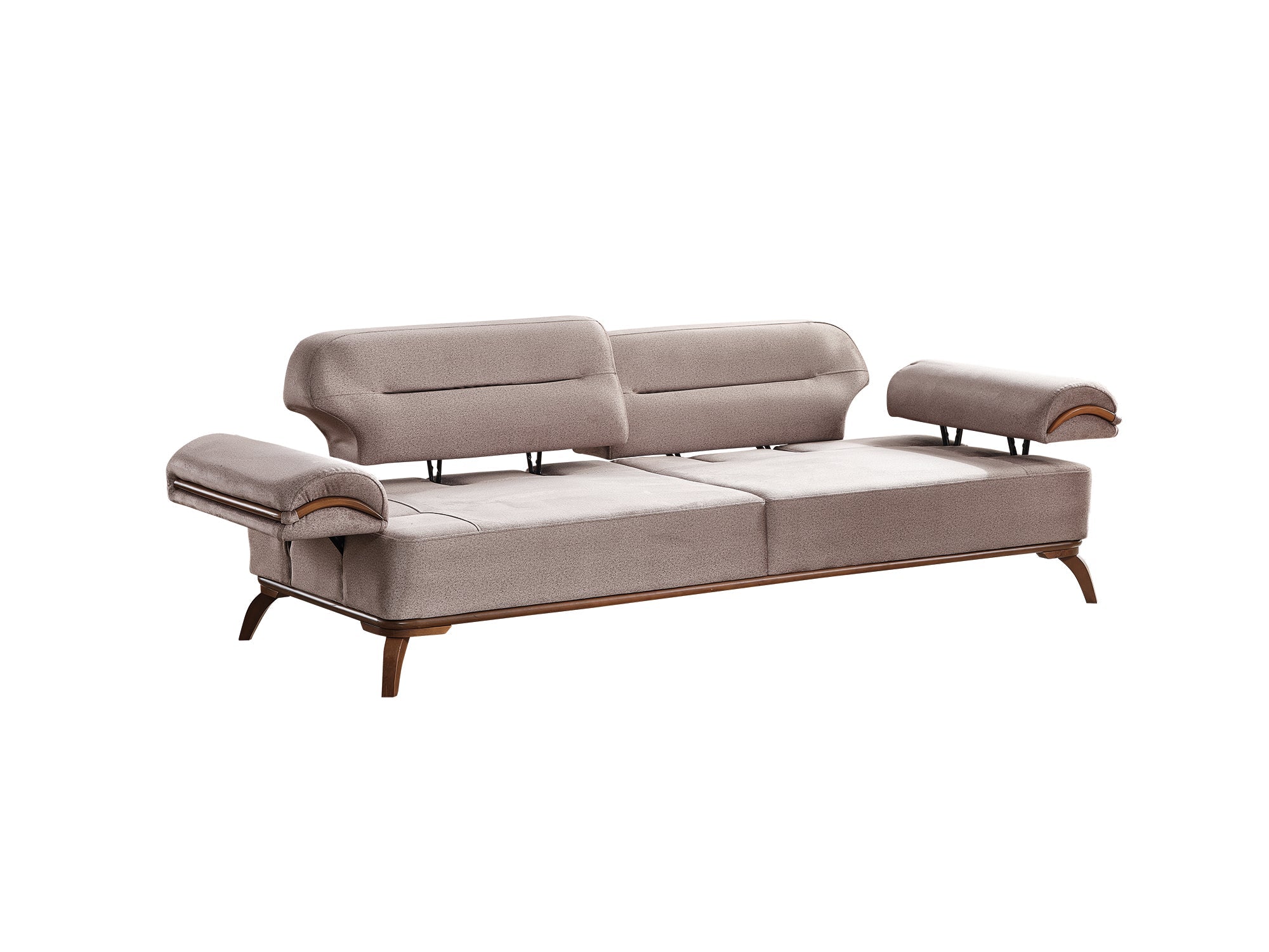 Mia Convertible Sofa in Beige