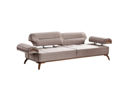Mia Convertible Sofa in Beige