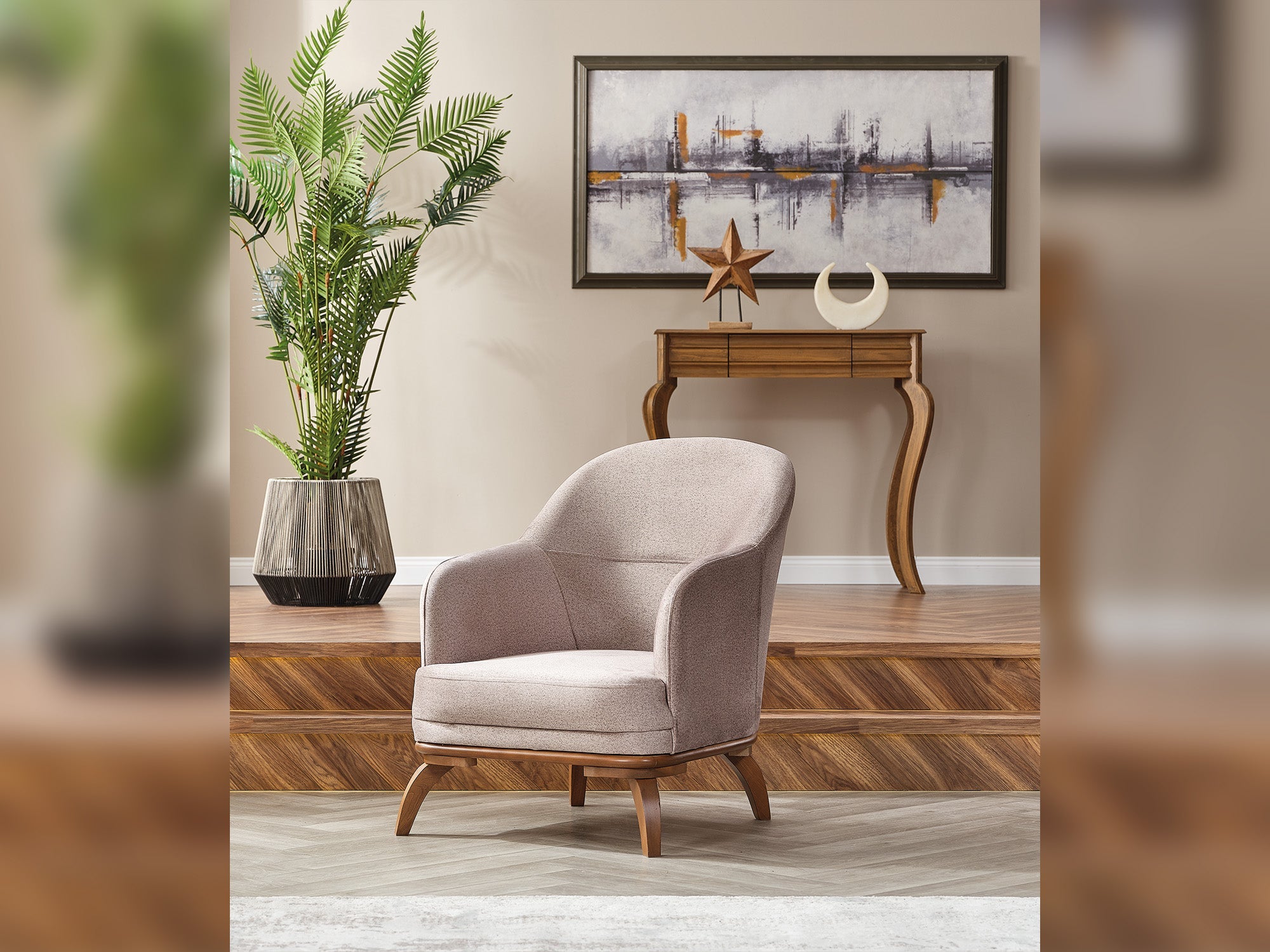 Mia Chair in Beige