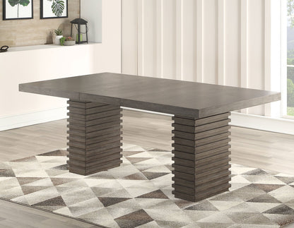 Mila Washed Gray Dining Room Set