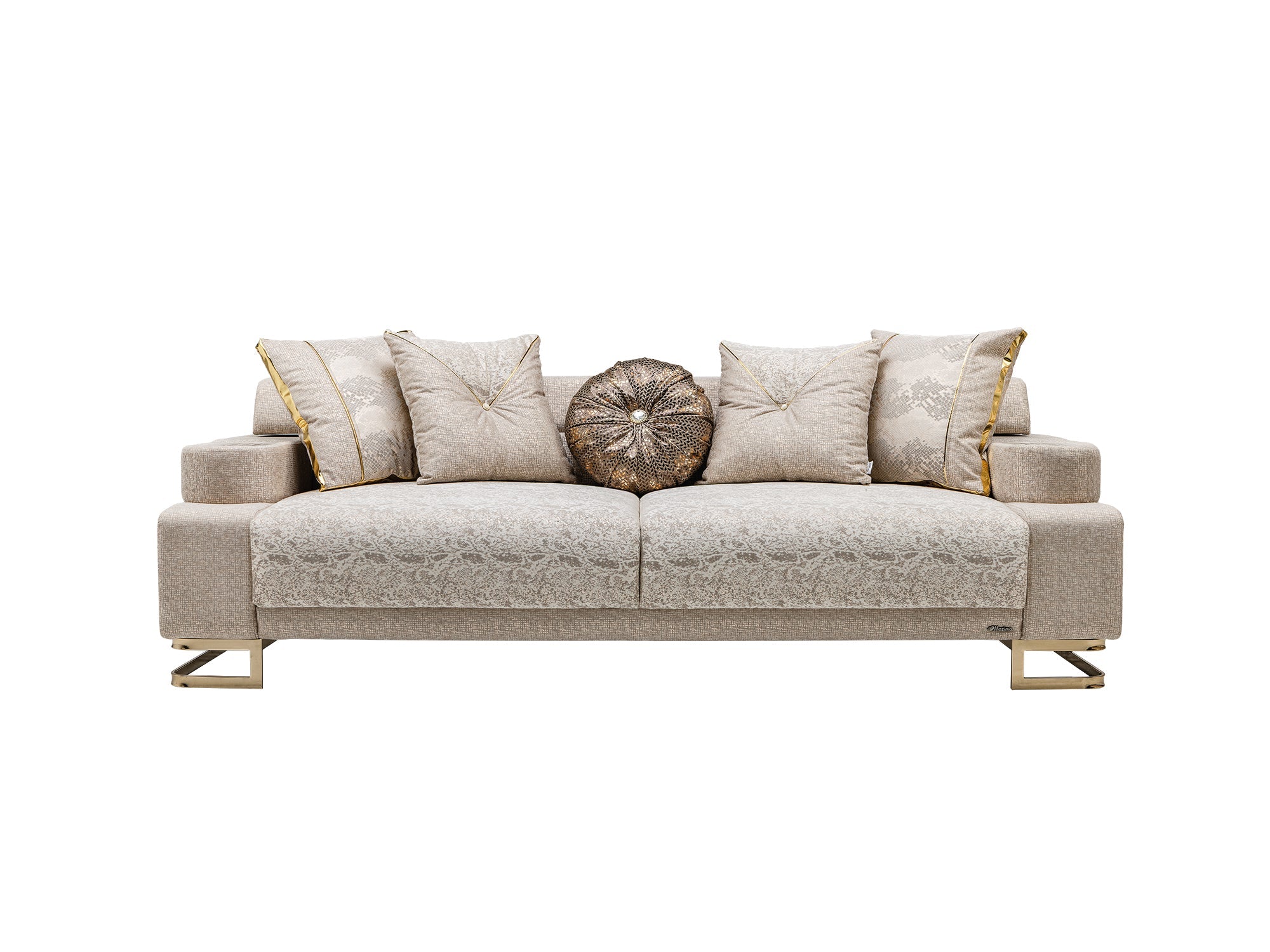 Monza Convertible Sofa in Cream