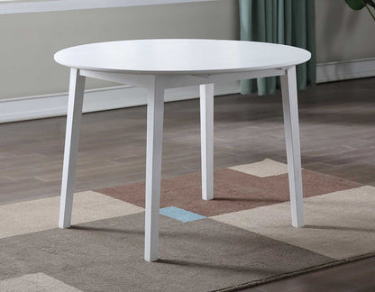 Naples Antique White Drop-Leaf Dining Room Set