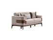 New Mood Convertible Loveseat in Cream
