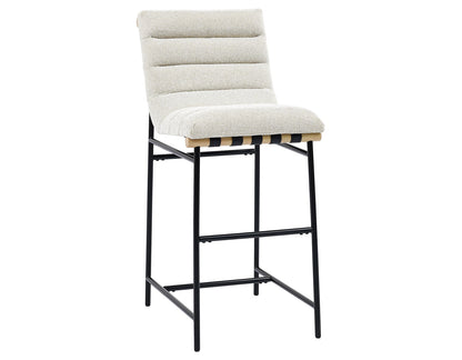 Nicco Black/Eggshell 30-inch Bar Chair
