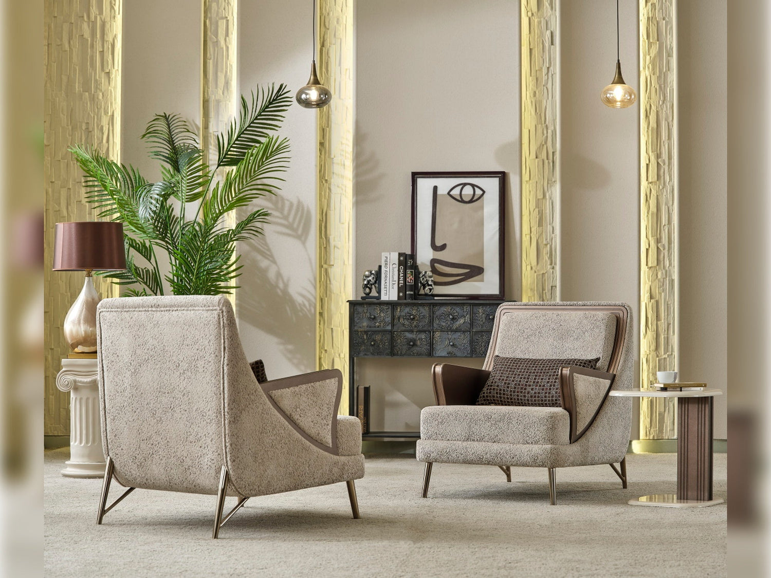 Nirvana Chair in Beige