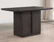 Oakley Charcoal Brown Counter Storage Table