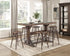 Oliver Brown Pub Height Dining Set from Homelegance - Luna Furniture