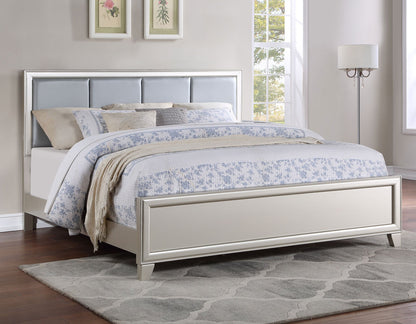 Omni Champagne/Gray Bedroom Set