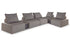 Bree Zee Brown 7-Piece Outdoor Modular Seating -  Ashley - Luna Furniture