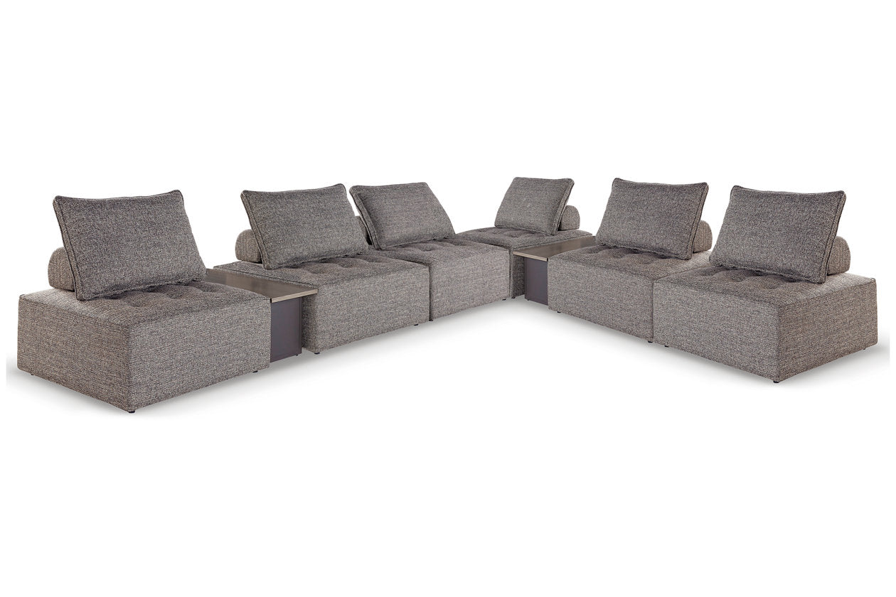 Bree Zee Brown 8-Piece Outdoor Modular Seating -  Ashley - Luna Furniture