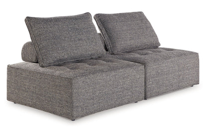 Bree Zee Brown 2-Piece Outdoor Sectional -  Ashley - Luna Furniture