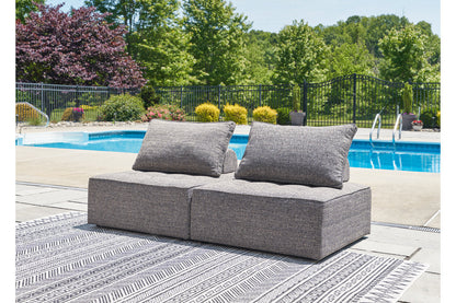 Bree Zee Brown 2-Piece Outdoor Sectional -  Ashley - Luna Furniture