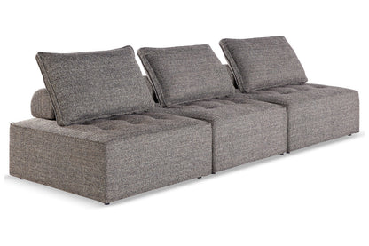 Bree Zee Brown 3-Piece Outdoor Modular Seating -  Ashley - Luna Furniture