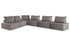 Bree Zee Brown 6-Piece Outdoor Modular Seating -  Ashley - Luna Furniture