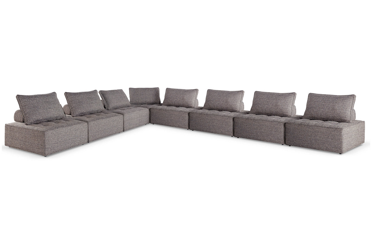 Bree Zee Brown 8-Piece Outdoor Modular Seating -  Ashley - Luna Furniture