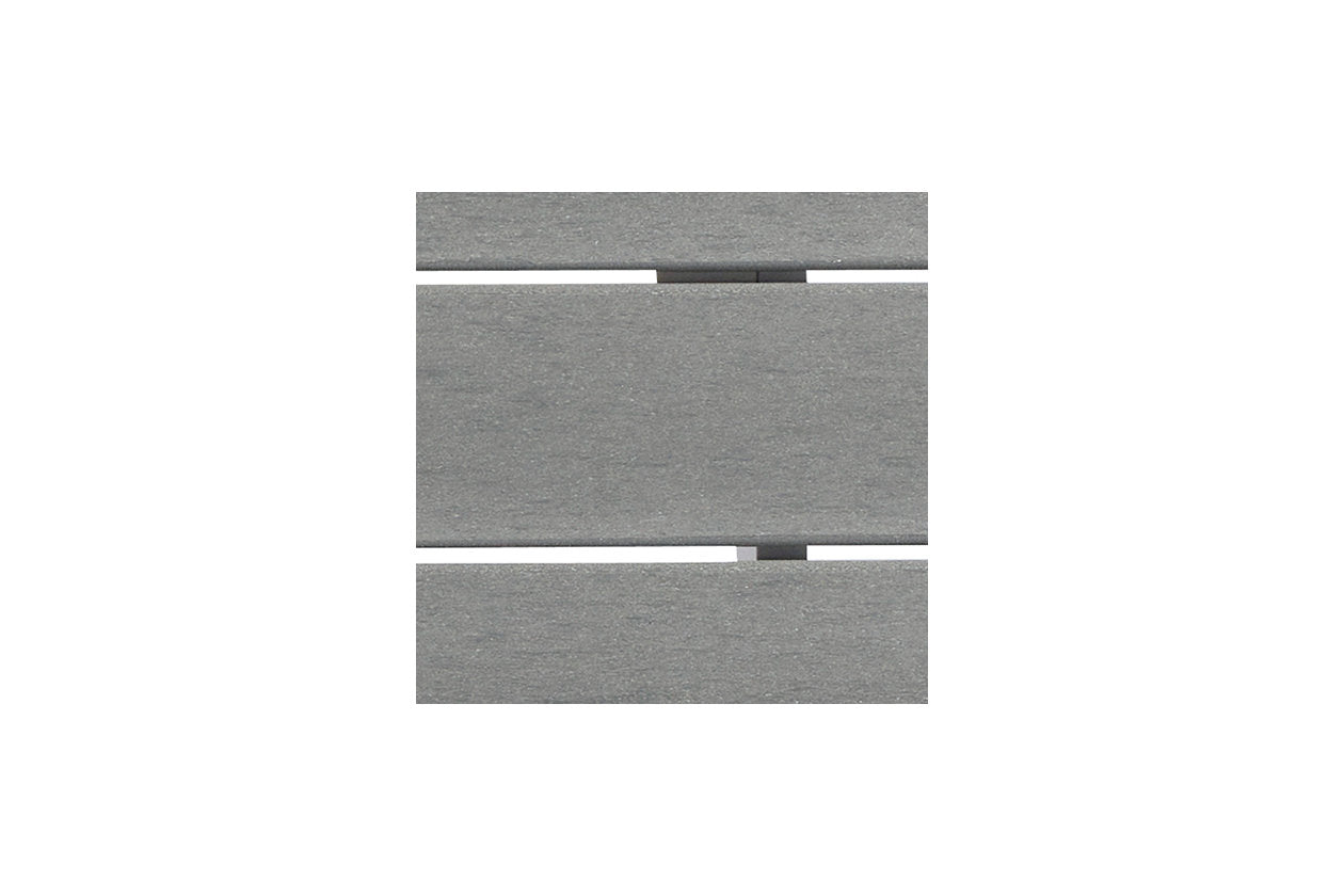 Transville Gray/White Outdoor Counter Height Dining Table with 4 Barstools -  Ashley - Luna Furniture