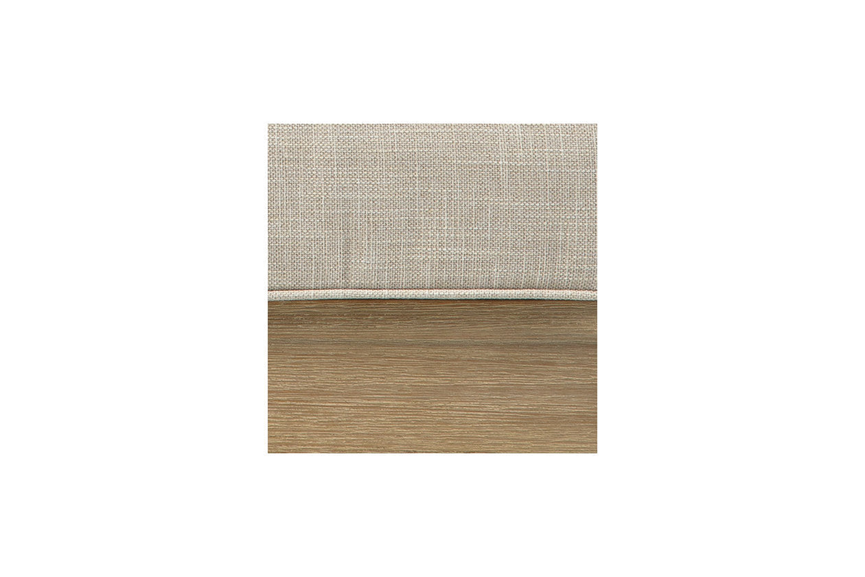 Clare View Beige Outdoor Sofa, Loveseat and Lounge Chair -  Ashley - Luna Furniture