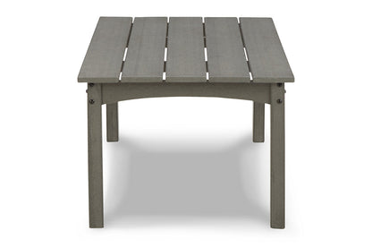 Visola Gray Outdoor Sofa, 2 Lounge Chairs and Coffee Table -  Ashley - Luna Furniture